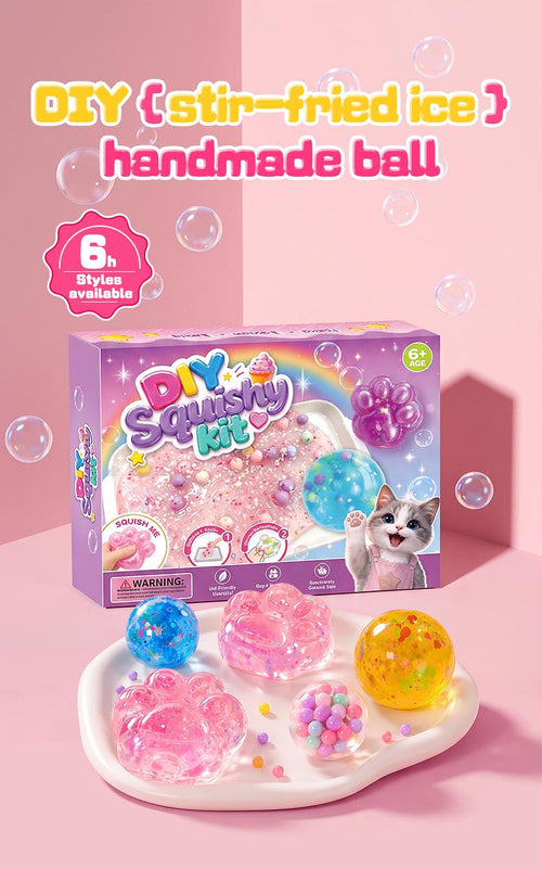 Kawaii DIY Squishy Kit – Create, Customize & Squeeze Your Own Cute Creations