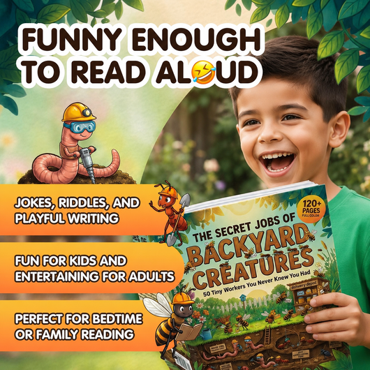 The Secret Jobs of Backyard Creatures for Kids Ages 6–10 (FULL COLOR)