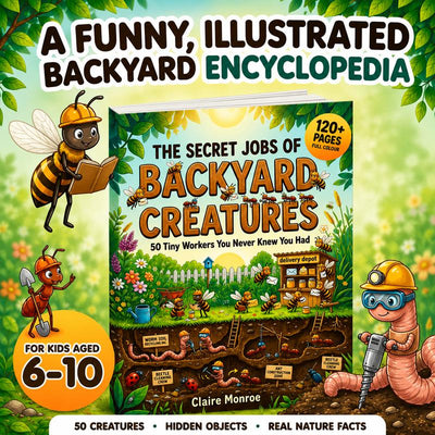 The Secret Jobs of Backyard Creatures for Kids Ages 6–10 (FULL COLOR)