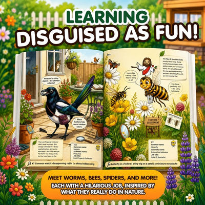 The Secret Jobs of Backyard Creatures for Kids Ages 6–10 (FULL COLOR)