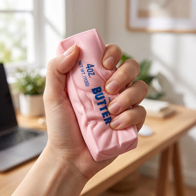Crunchy Sound Butter Bar Squishy Toy