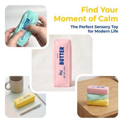 Crunchy Sound Butter Bar Squishy Toy