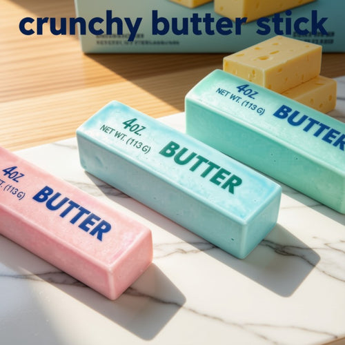 Crunchy Sound Butter Bar Squishy Toy