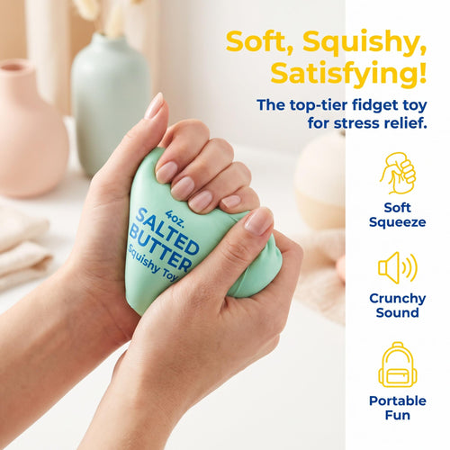 Crunchy Sound Butter Bar Squishy Toy