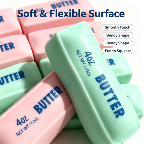 Crunchy Sound Butter Bar Squishy Toy