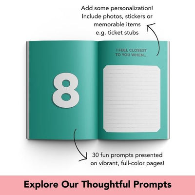 What I Love About You. Why I Love You Fill-in-the-Blank Gift Book. The Perfect Anniversary Gift for Couples.
