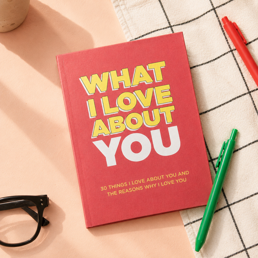What I Love About You. Why I Love You Fill-in-the-Blank Gift Book. The Perfect Anniversary Gift for Couples.