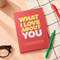 What I Love About You. Why I Love You Fill-in-the-Blank Gift Book. The Perfect Anniversary Gift for Couples.