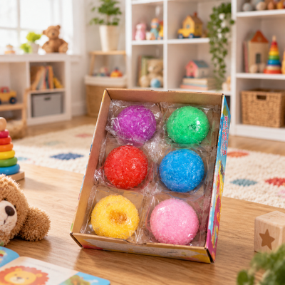 6 Piece Slushy Squishy Stress Ball