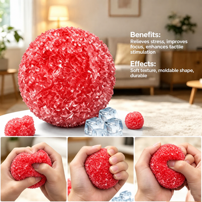 6 Piece Slushy Squishy Stress Ball